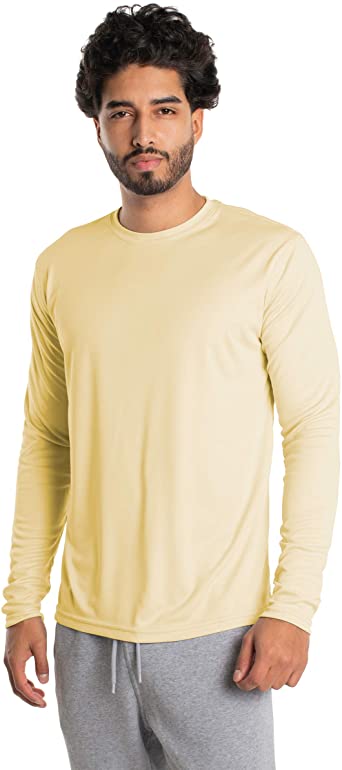 Vapor Apparel Men’s UPF 50  UV Sun Protection Long Sleeve Performance T-Shirt for Sports and Outdoor Lifestyle