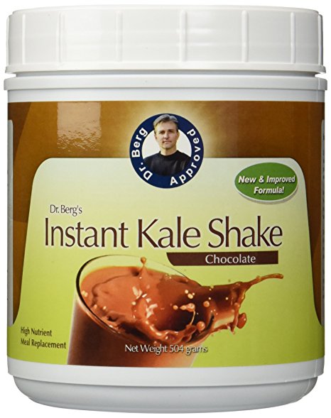 Instant Chocolate Kale Shake – High Quality Protein Powder – Weight Loss Shake – Meal Replacement By Dr. Berg (504 Grams)