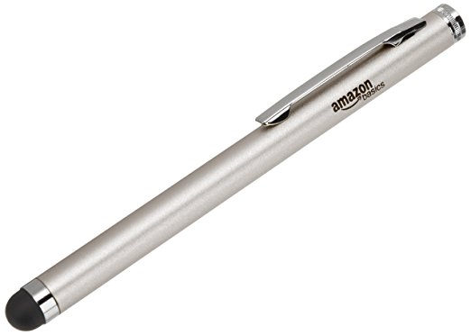 AmazonBasics Capacitive Stylus for Touchscreen Devices - Gray