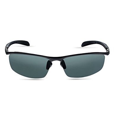 VeBrellen Men Sunglasses Polarized Half Frame Holbrook Sun Glass For Driving Golf