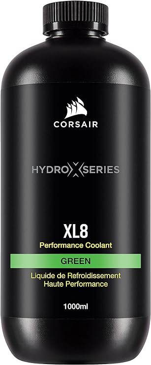 CORSAIR Hydro X Series, XL8, Performance Coolant, 1L, Translucent Green