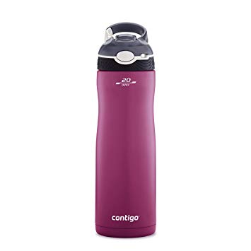 Contigo 2063291 Ashland Chill Water Bottle, 20 oz, Passion Fruit