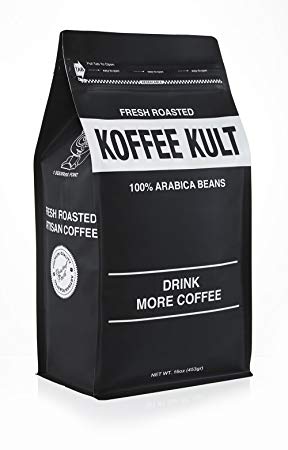 Koffee Kult Colombian Decaf Coffee, Medium Roast, Water Process Chemical Free (Ground)