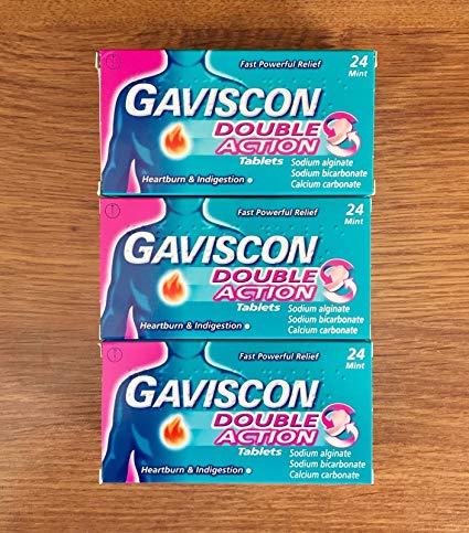 Gaviscon Double Action 72 Tablets (24x3)