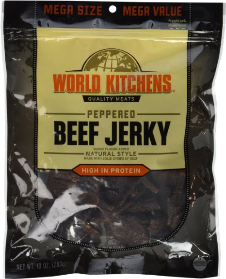 World Kitchens Beef Jerky, 10 Ounce