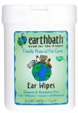 Earthbath All Natural Specialty Ear Wipes 25 Wipes