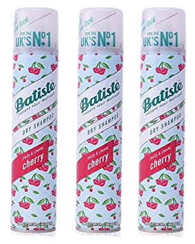 Batiste Shampoo Dry Cherry 6.73 Ounce (200ml) (3 Pack)