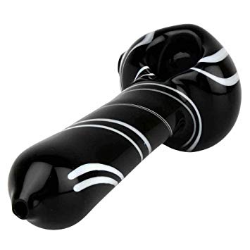 Earthenmetal Black Colour Designer Smoking Pipe-9.5cm Length