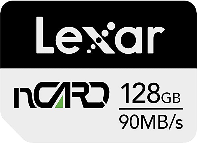 Lexar nCARD 128GB NM Nano Memory Card for Huawei Phones (LNCARD-128AMZN)