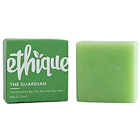 Ethique Eco-Friendly Solid Conditioner Bar for Normal-Dry Hair, Guardian - Sustainable Natural Conditioner, Plastic Free, 100% Soap Free, Vegan, Plant Based, 100% Compostable and Zero Waste, 2.12oz