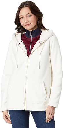 Tommy Hilfiger Damen Weiche Sherpa Reißverschluss Jacke