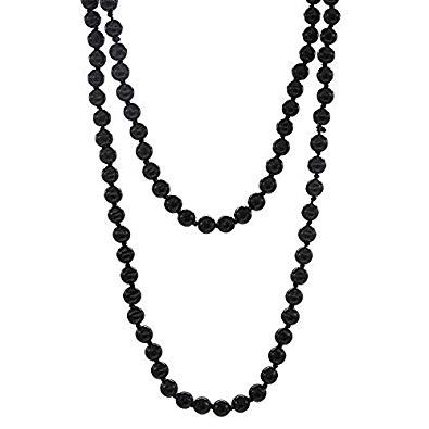 CrazyPiercing imitation Pearls Flapper Beads Cluster Long Pearl Necklace 55" inspired by Great Gatsby