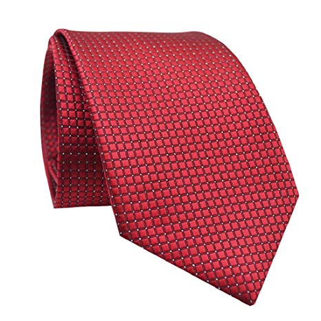 Shineweb Mens Solid Color Wedding Formal Tie Necktie