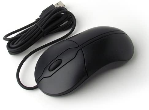 Dell 3-button Black Optical USB Mouse w/ Scroll Wheel (XN966 XN967)