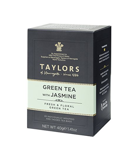 Taylors of Harrogate Green Tea with Jasmine, 20 Teabags