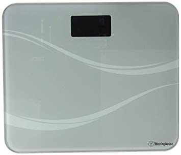 Westinghouse WBS16 Digital Body Scale, 400 Pound Limit, Extra Wide Glass Platform