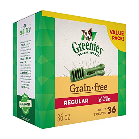Greenies Grain Free Dog Dental Chews, 36 oz.