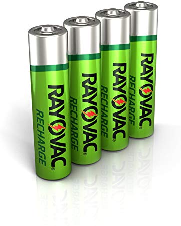 Rayovac LD724-4OP GEN Precharged NiMH AAA Card Batteries, 4-Pack