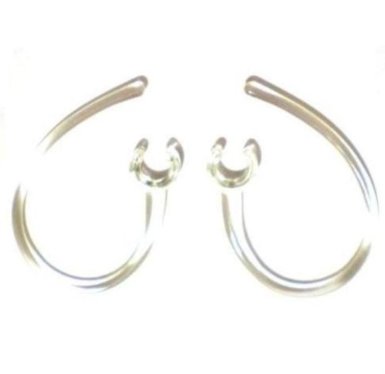 BLUETOOTH FIXER TM 12 pc Ear Hook Loop Clip Replacement Bluetooth Repair Parts 6-blk 6-clr