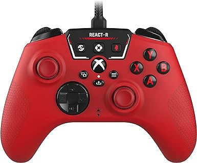 Turtle Beach React-R Controller Red- Xbox Series X|S, Xbox One and PC