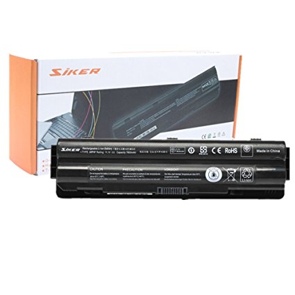 SIKER 9CELL New Laptop Battery for Dell XPS 14 (L401X)/ 15 (L501X)/ 15 (L502x)/ 17 (L701X)/ L702X Laptops; Part Numbers: 312-1123 312-1127 453-10186 J70W7 JWPHF R795X WHXY3--1 Year Warranty