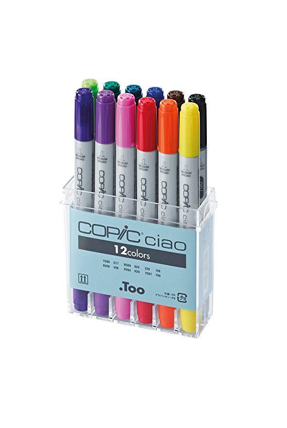 Copic Ciao Marker Set - Basic (Pack of 12)