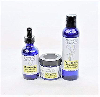 Advanced Clinicals Super Serum, Anti-wrinkle Day & Night, Anti-wrinkle Cleanser