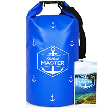Dry Bag - 20L Floating Waterproof Bag for Boating, Kayaking, Sailing, Rafting, Stand Up Paddling, Canoeing, Camping by Outdoors MASTER