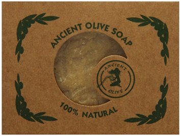 Ancient Olive Soap Classic Aleppo Style Soap Bar, Unscented, 7 Ounce