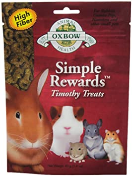Oxbow Animal Health Simple Rewards Timothy Treat for Pets, 1.4-Ounce (Pack of 2)