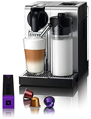 De'Longhi Lattissima Pro, Single Serve Capsule Coffee Machine, Automatic frothed milk, Cappuccino and Latte, EN750.MB, Metal & Black