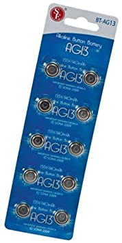 SE Alkaline Button AG13 Batteries (10 PC.) - BT-AG13