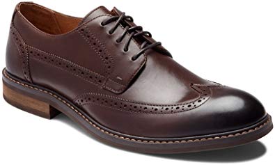 Vionic Men’s Bowery Bruno Oxford Shoes – Leather Shoes for Men with Concealed Orthotic Support