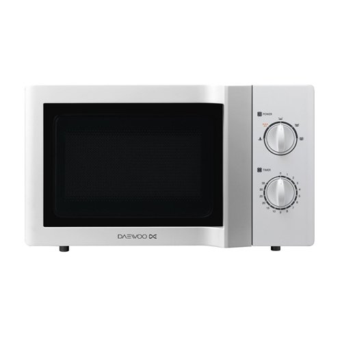 Daewoo Manual Microwave Oven, 20 L, 800 W - White