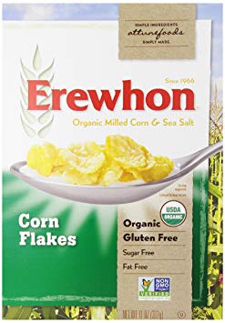 Erewhon Cereal, Organic, Corn Flakes, Gluten Free, 11 Ounce