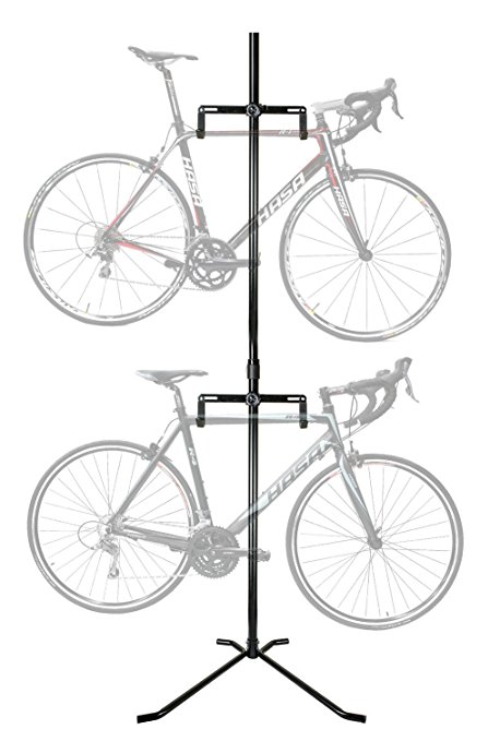 2 Bike Bicycle Floor Rack Stand