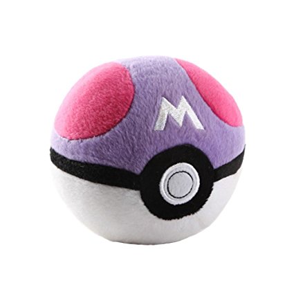 T-Queen Pokemon Go Pokeball 5" Master Ball Stuffed Plush