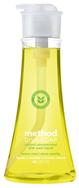 Method Gel Dish Pump, Lemon Mint, 18 Ounce