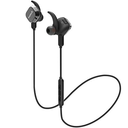 Inateck In-Ear Sport Wireless Bluetooth Earbuds/Headphones/Earphones with Smart Magnet, Dual Device Connectivity, 8-Hour Playtime and Hands-Free Calling