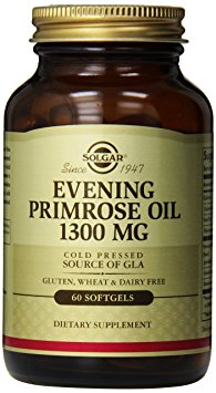 Solgar Evening Primrose Oil Supplement, 1300 mg, 60 Count