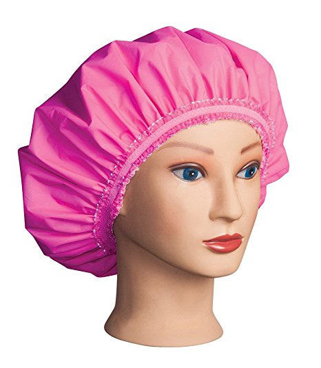 Diane Oversized Shower Cap, Pink