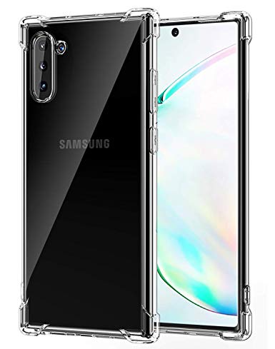Matone for Samsung Galaxy Note 10 Case, Crystal Clear Slim Protective Cover with Reinforced Corner Bumpers, Flexible Soft TPU Anti-Scratch Case for Galaxy Note 10 (2019)