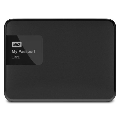 WD 1TB Black My Passport Ultra Portable External Hard Drive - USB 30 - WDBGPU0010BBK-NESN