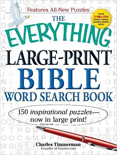 The Everything Large-Print Bible Word Search Book: 150 inspirational puzzles - now in large print! (Everything Series)