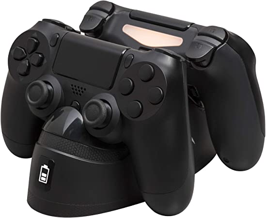 HyperX ChargePlay Duo - Controller Charging Station for Playstation 4, Charges Two DUALSHOCK 4 Controllers via The Ext Port