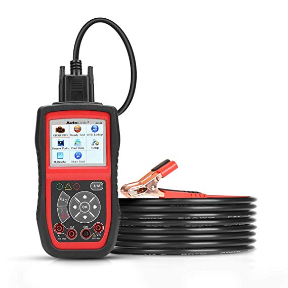 Autel AutoLink AL539B Battery Tester Car Electrical Test Tool AVOMeter Voltage OBD2 Code Reader Scanner Diagnostic Tool