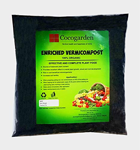 Cocogarden® enriched VERMICOMPOST 10 KG - effective and complete plant food