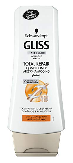 Schwarzkopf Gliss Hair Repair with Liquid Keratin Total Repair Conditioner, 200ml