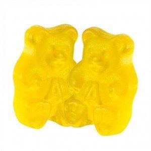 FirstChoiceCandy Yellow Mango Gummy Bears Albanese Gummi Candy 2 LB