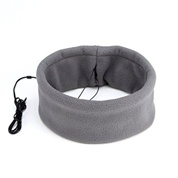 Sleep Headphone,LANMU Sleep Headphone Eye Mask,Sleep Headphone Noise Cancelling Headband for Bedtime,Air Travel,Yoga,Running and Relaxation（Grey）